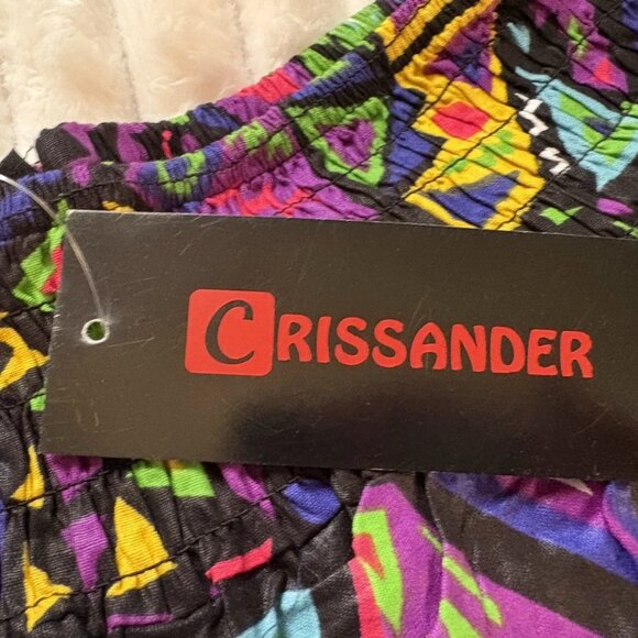 Ankara wax-printed Skirt w/Scarf African Print Colorful Free Size - Picture 3 of 8